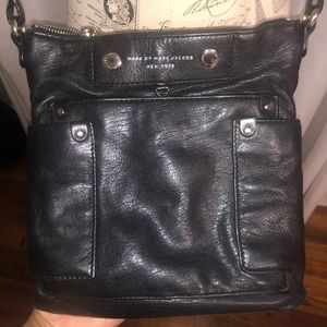 Marc by Marc Jacobs black leather crossbody purse